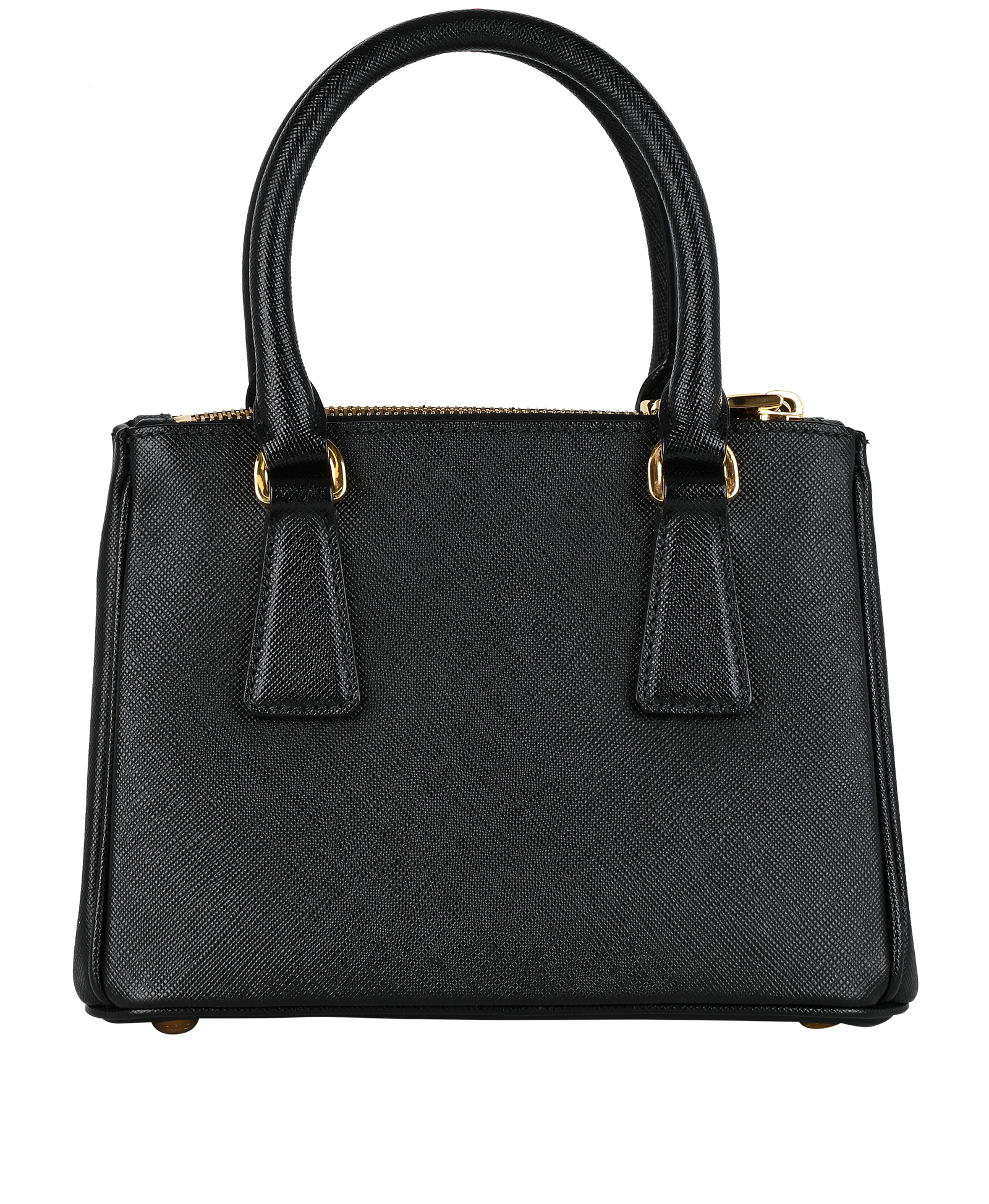 Mini Galleria, &pound;1,600, Handbags, Black, Leather, Back view